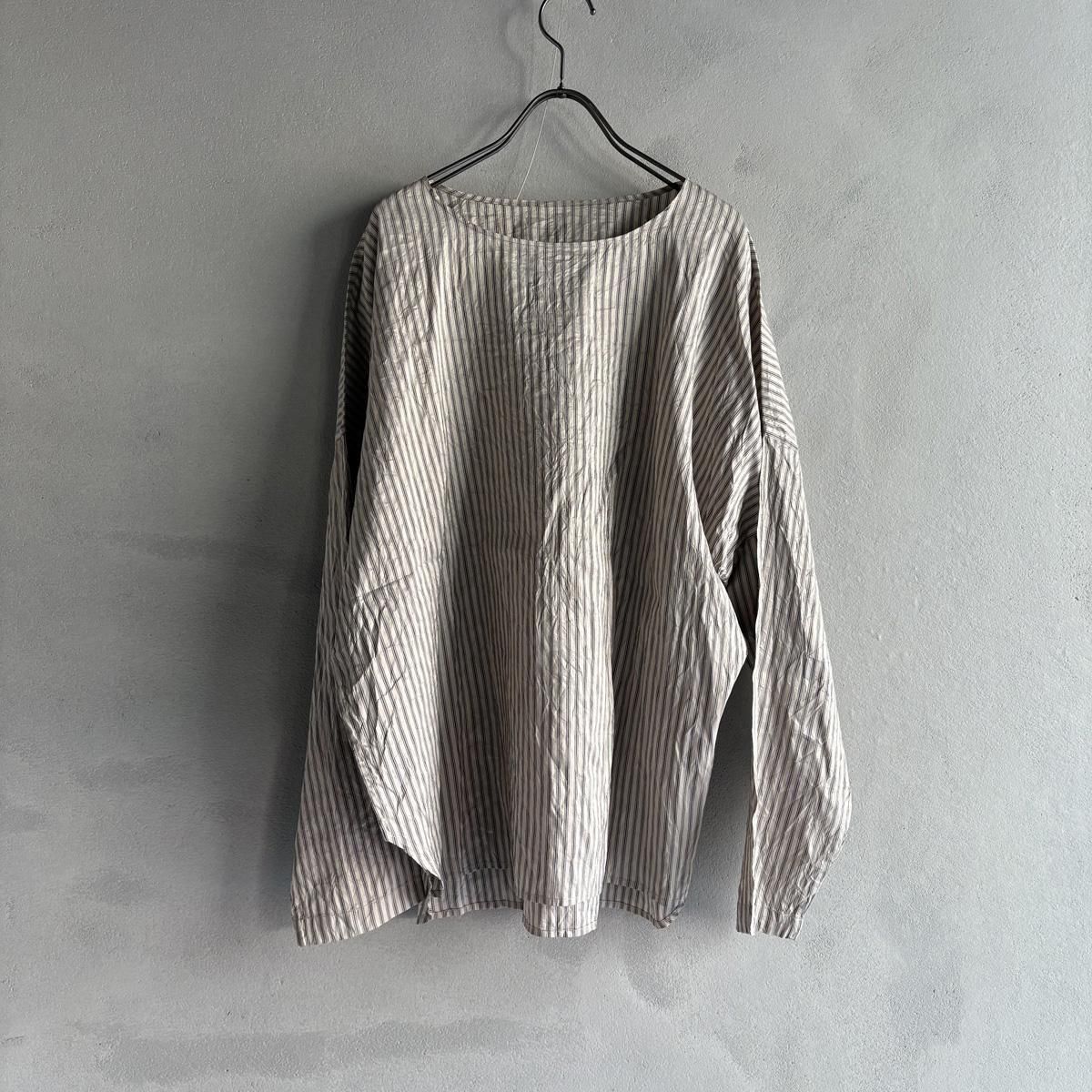 <img class='new_mark_img1' src='https://img.shop-pro.jp/img/new/icons13.gif' style='border:none;display:inline;margin:0px;padding:0px;width:auto;' />CHRISTIAN PEAU CP R/N LSʥꥹ ݡ ݶ Ĺµ åȥNAVY STRIPE