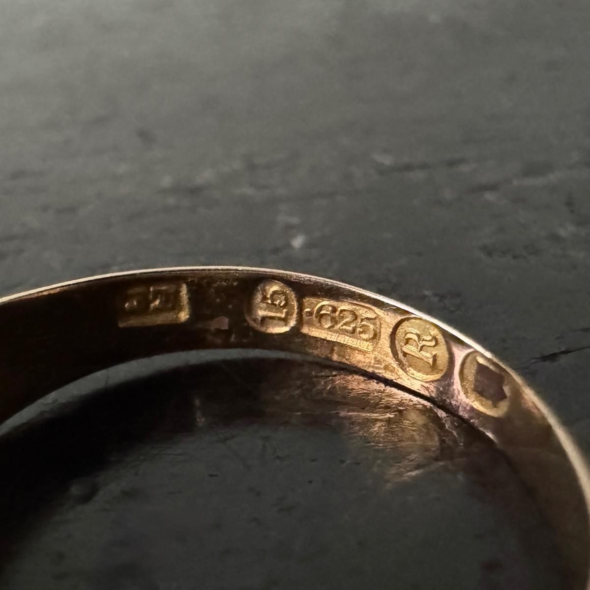 1892ǯ 15 ѡ ե Хɥ󥰡15K Pearl Sapphire Ring
