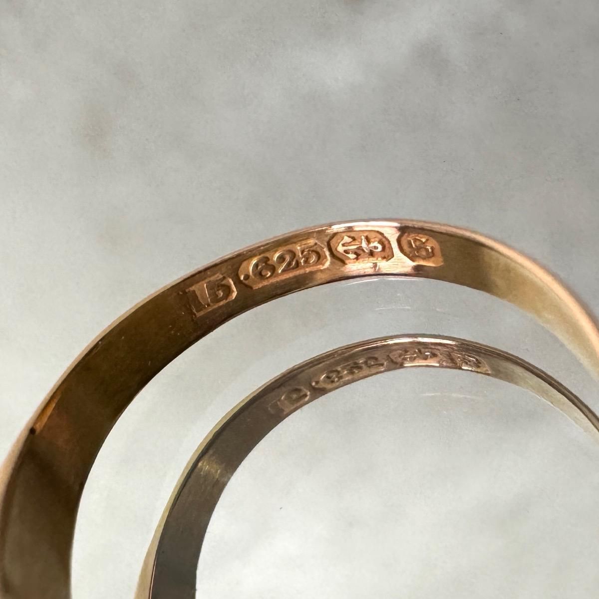 1892ǯ 15 ѡ  Хɥ󥰡15K Pearl  Diamond Ring