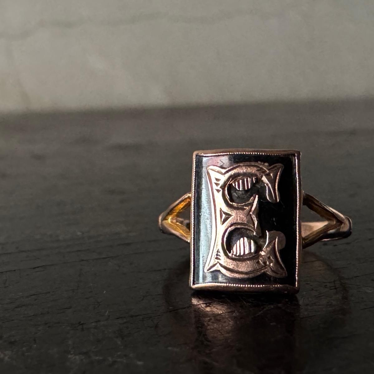 롦ǥ 9 ˥ ˥ Eɥ󥰡9K Onyx Ring