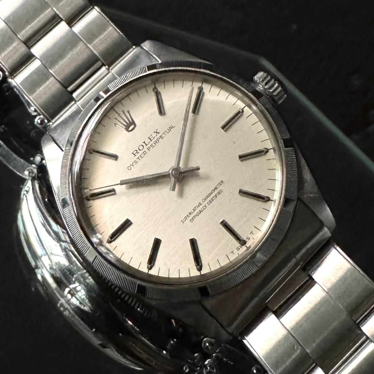 ROLEX OYSTER PERPETUALʥå  ѡڥ奢˥󥸥󥿡ɥ٥ ٥åȥ֥쥹