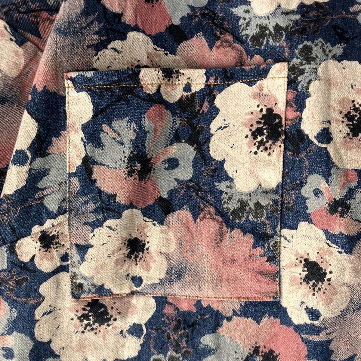 U.S. ơ ϥɥڥ  ǥ˥ॷġVintage Floral Print Denim Shirt