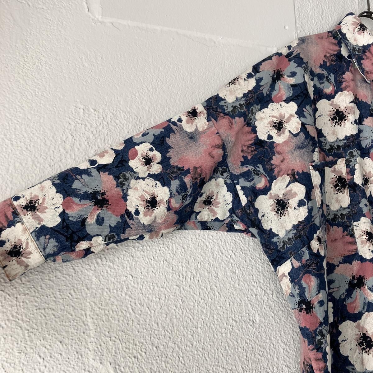 U.S. ơ ϥɥڥ  ǥ˥ॷġVintage Floral Print Denim Shirt