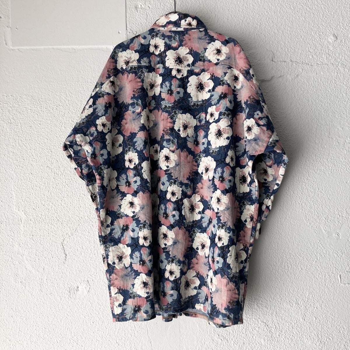 U.S. ơ ϥɥڥ  ǥ˥ॷġVintage Floral Print Denim Shirt