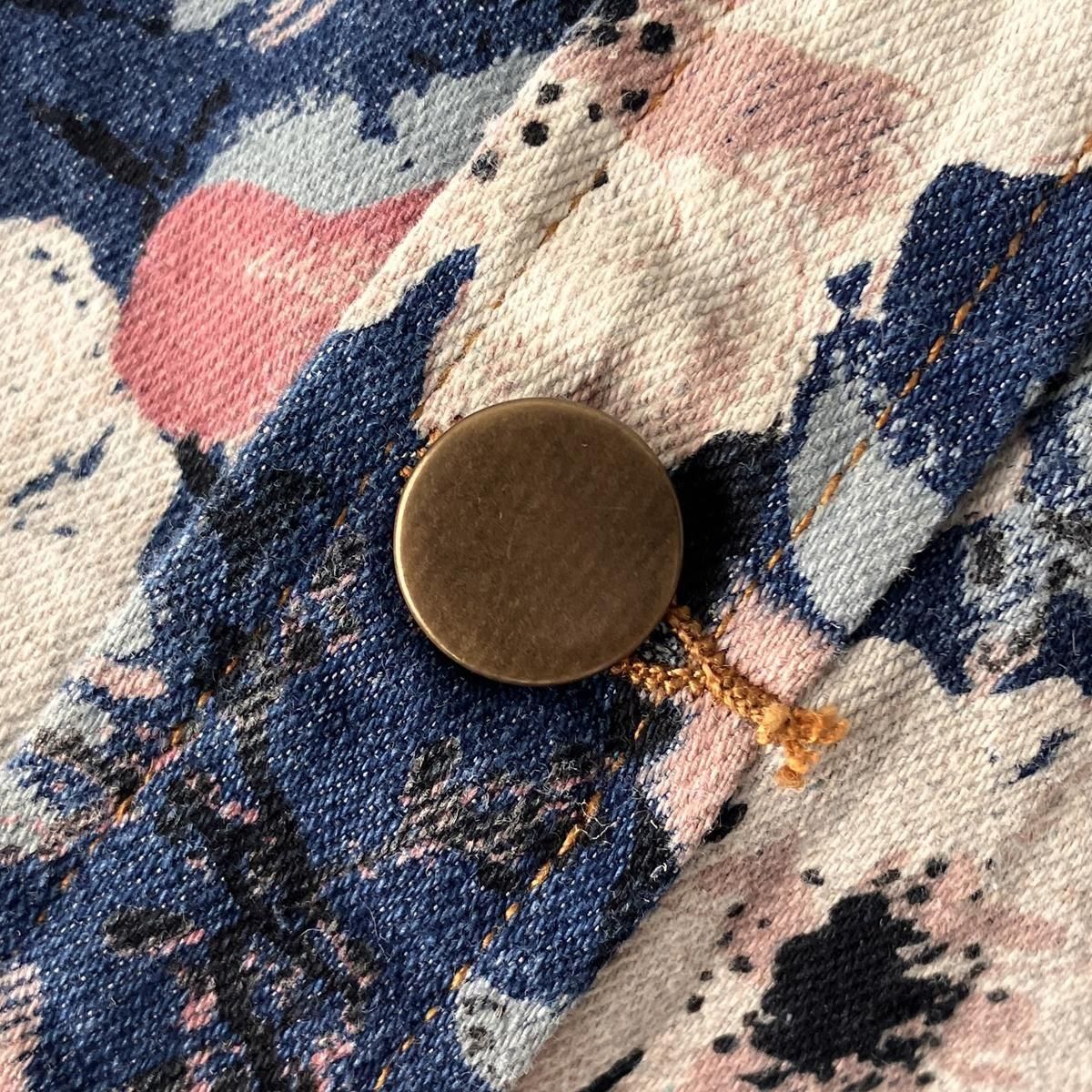 U.S. ơ ϥɥڥ  ǥ˥ॷġVintage Floral Print Denim Shirt