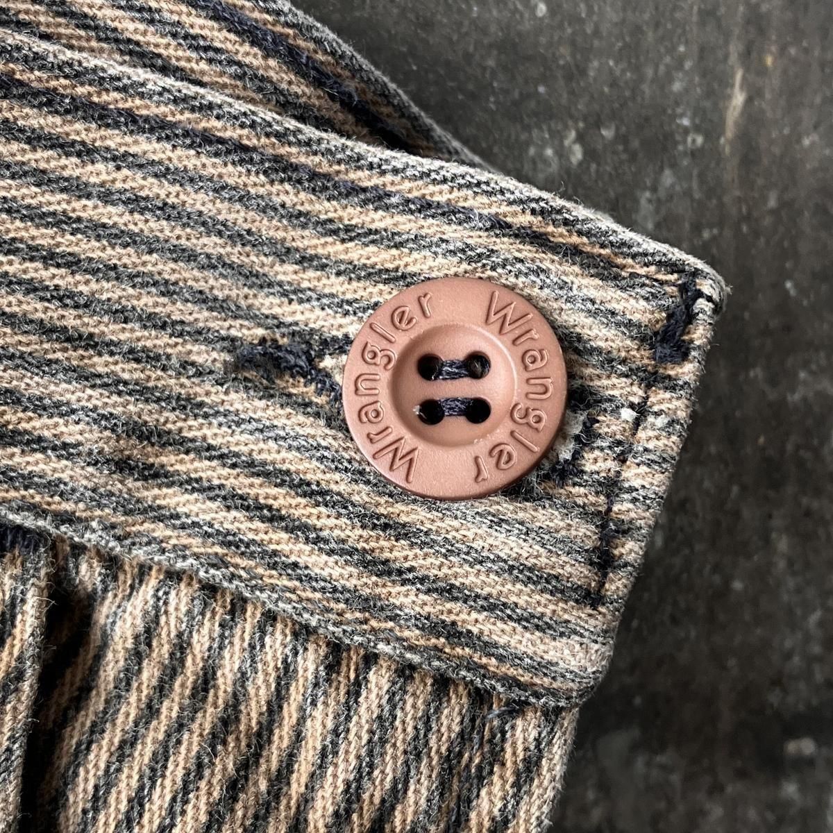 ơ 󥰥顼 ȥ饤 ǥ˥Vintage Wrangler Striped Denim