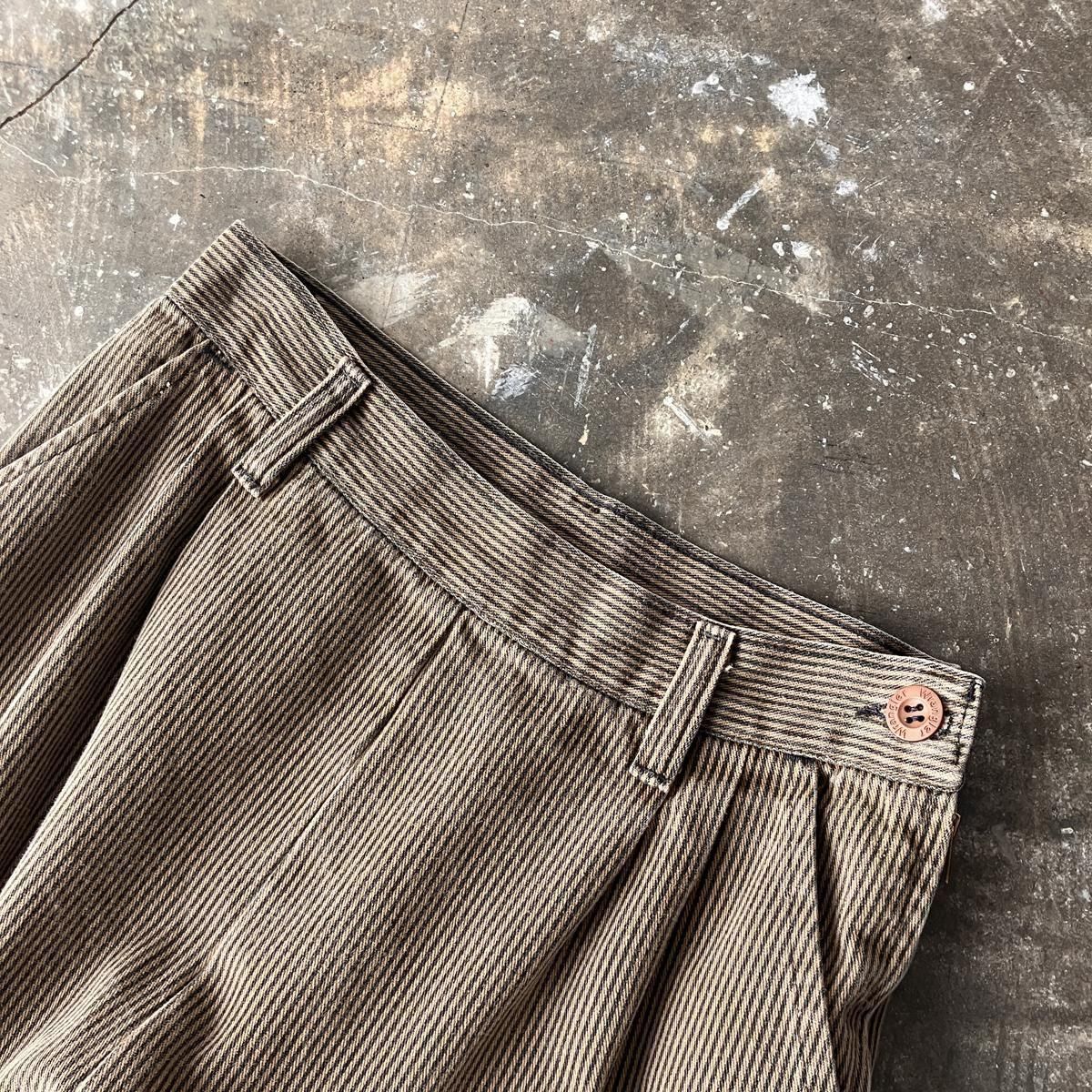 ơ 󥰥顼 ȥ饤 ǥ˥Vintage Wrangler Striped Denim