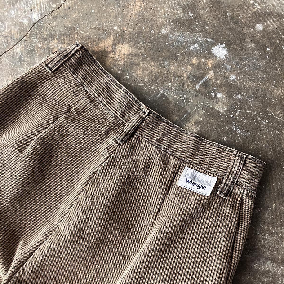 ơ 󥰥顼 ȥ饤 ǥ˥Vintage Wrangler Striped Denim