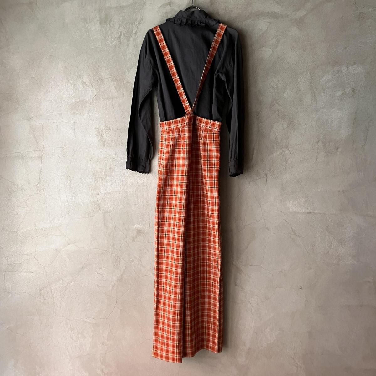 ե ơ å ڥåȡFrench Vintage Check Salopette