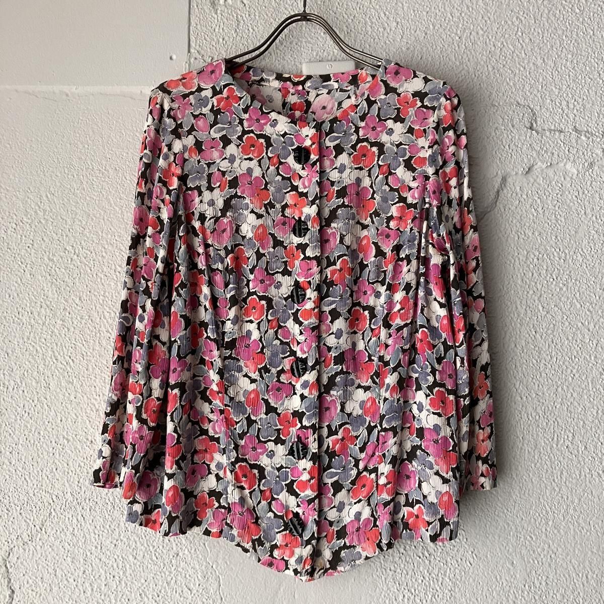 ե ơ ù ץ ֥饦French Vintage Floral Print Blouse