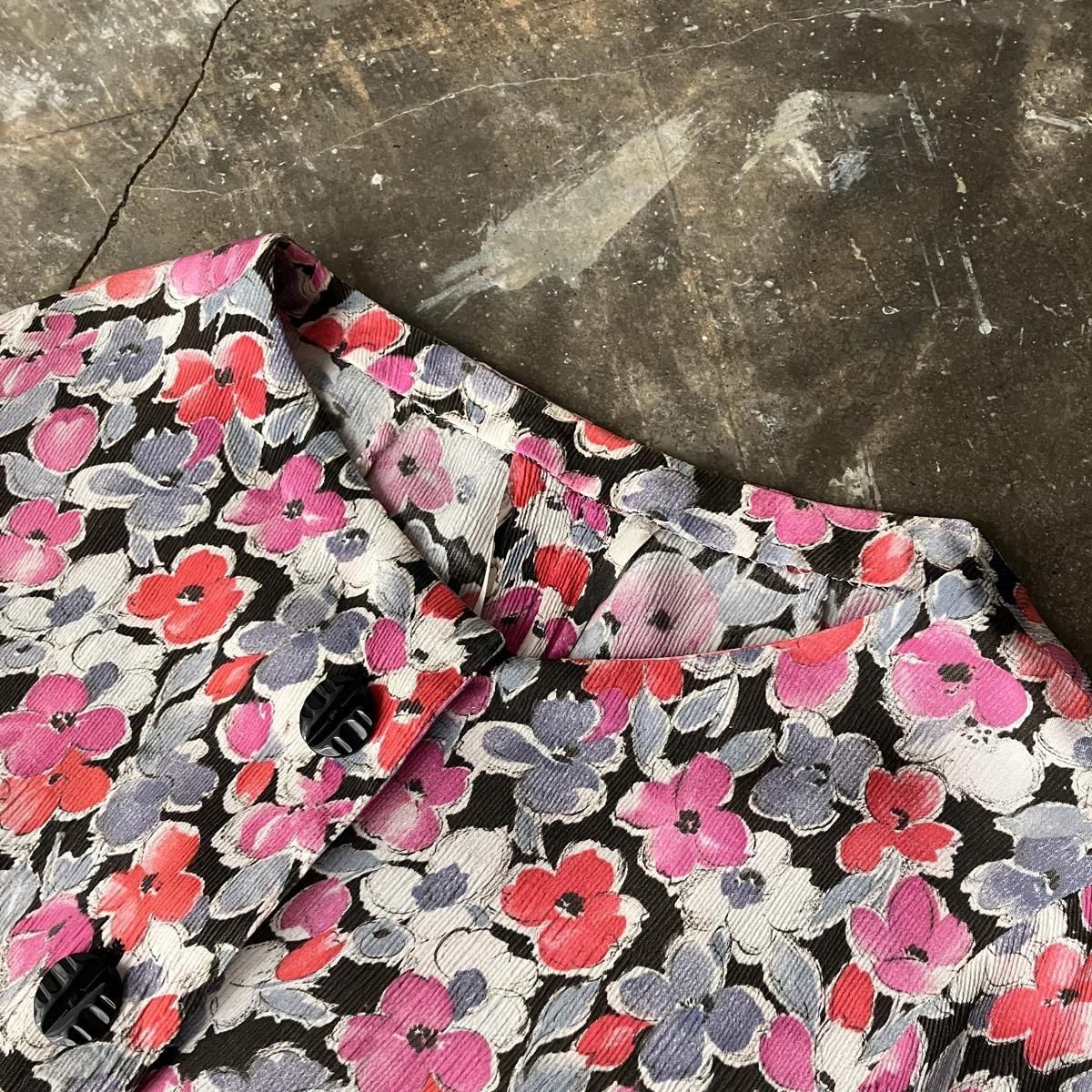 ե ơ ù ץ ֥饦French Vintage Floral Print Blouse