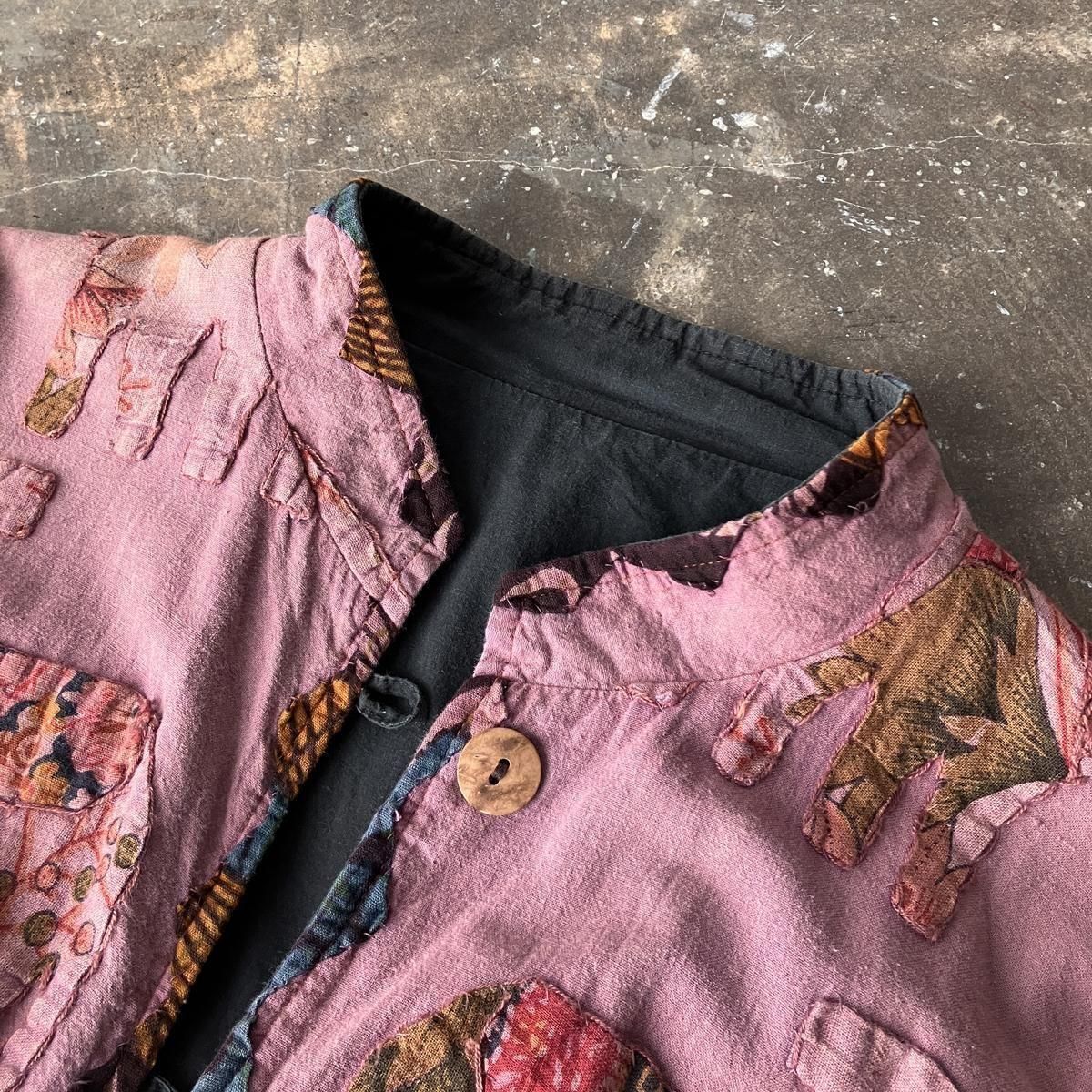  ơ ѥå С֥ 㥱åȡIndian Vintage Patchwork Reversible Jacket