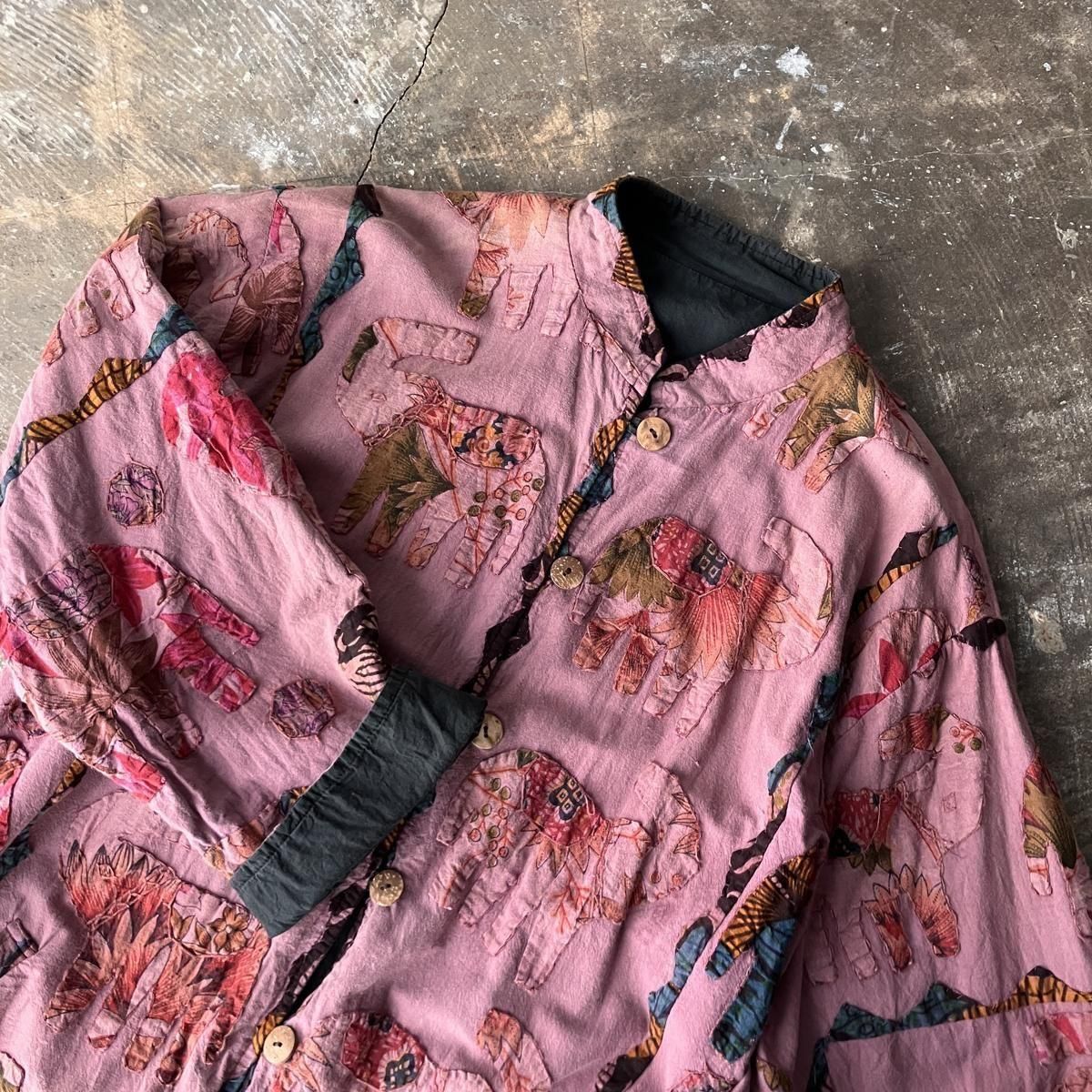  ơ ѥå С֥ 㥱åȡIndian Vintage Patchwork Reversible Jacket