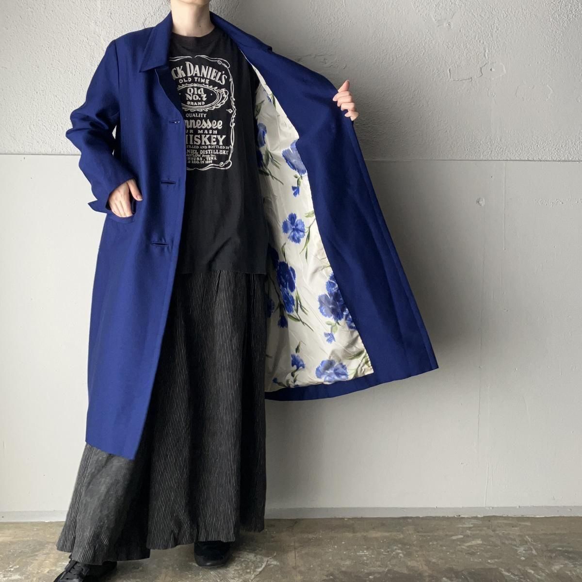 1960's ե ơ ǥץ֥롼 ȡFrench Vintage Deep Blue Chester Coat
