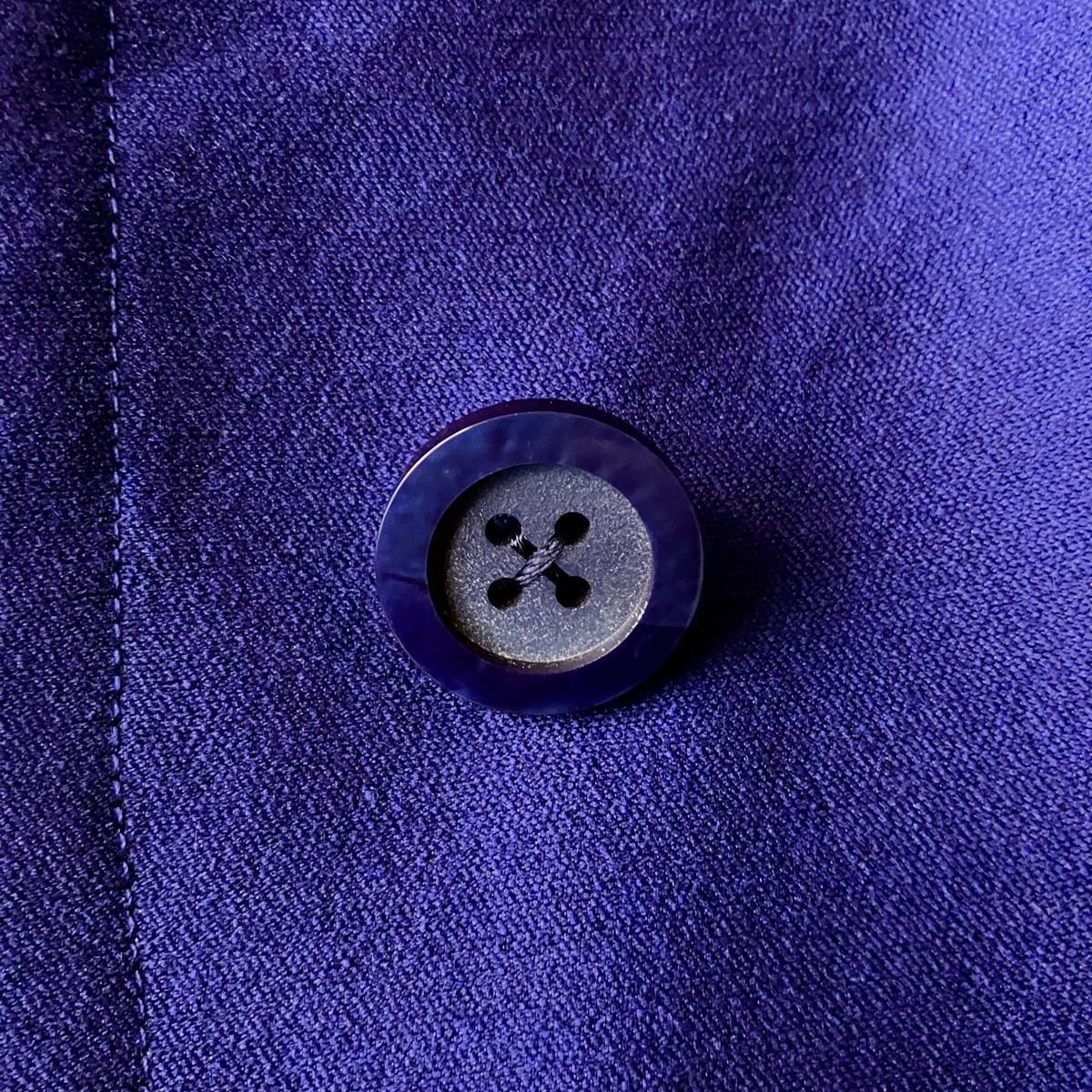 1960's ե ơ ǥץ֥롼 ȡFrench Vintage Deep Blue Chester Coat
