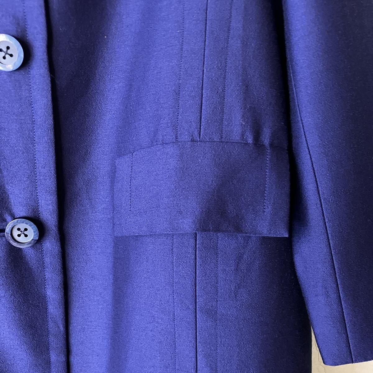 1960's ե ơ ǥץ֥롼 ȡFrench Vintage Deep Blue Chester Coat