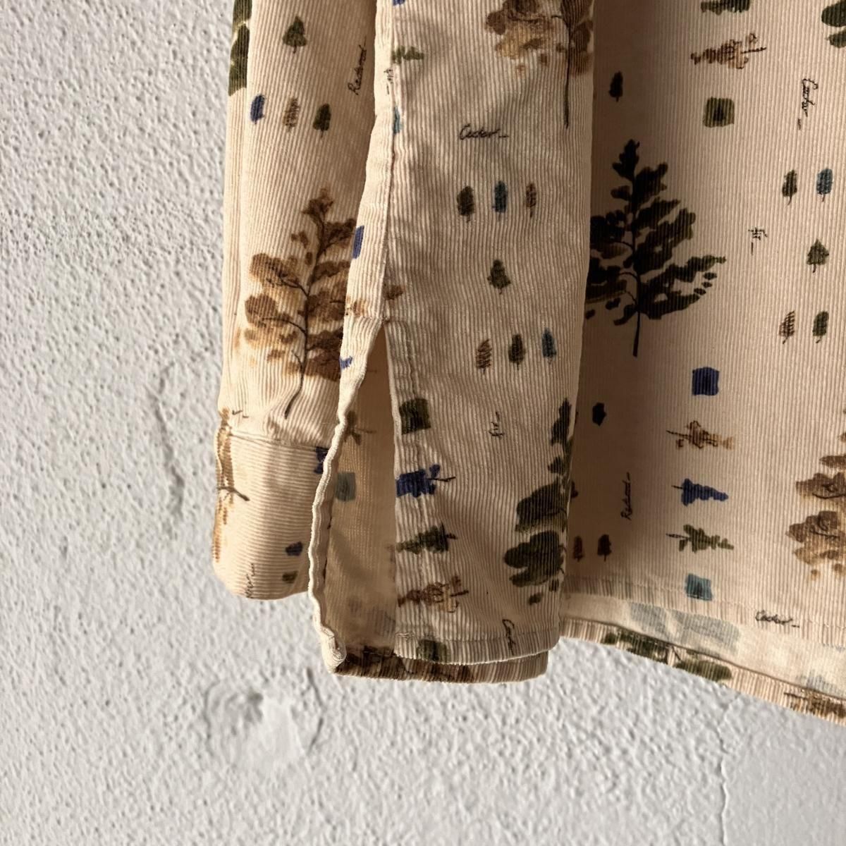 U.S. ơ åȥ ĥ꡼ץ ǥ ġVintage Cotton Print Corduroy Shirt
