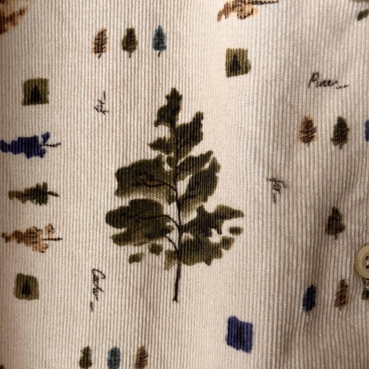 U.S. ơ åȥ ĥ꡼ץ ǥ ġVintage Cotton Print Corduroy Shirt