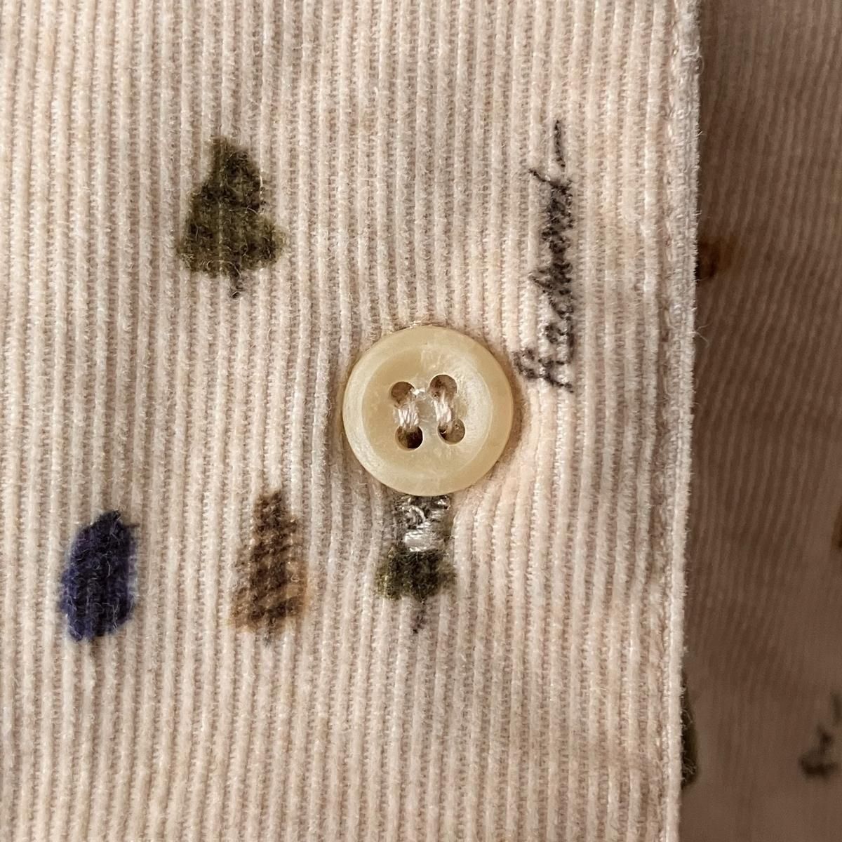 U.S. ơ åȥ ĥ꡼ץ ǥ ġVintage Cotton Print Corduroy Shirt