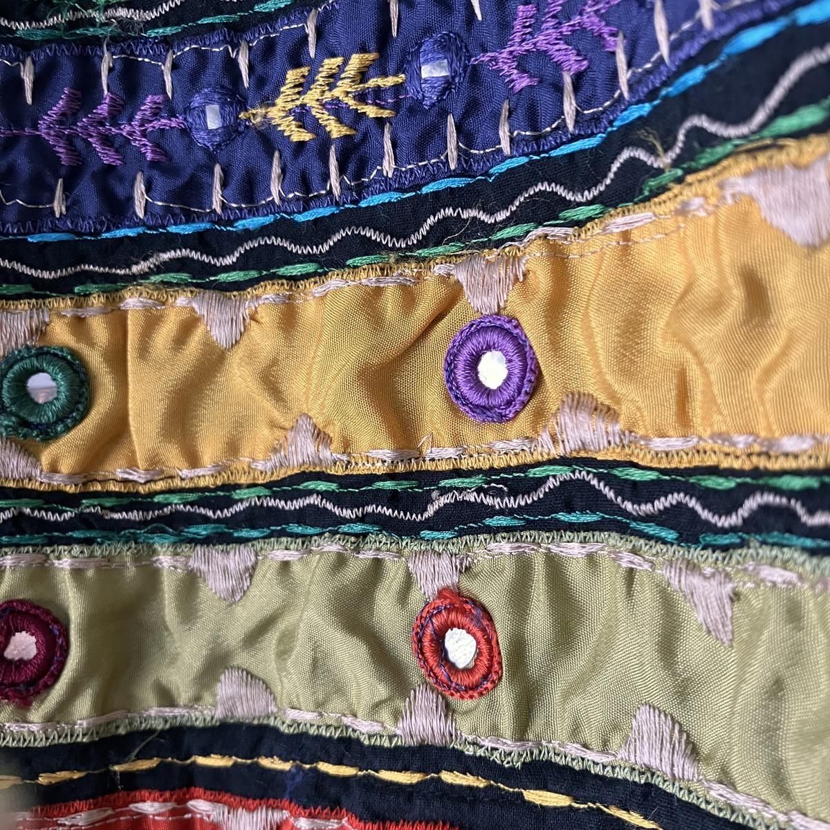  ơ ߥ顼ɽ ѥå 㥱åȡIndian Vintage Mirror Embroidery Patchwork Jacket