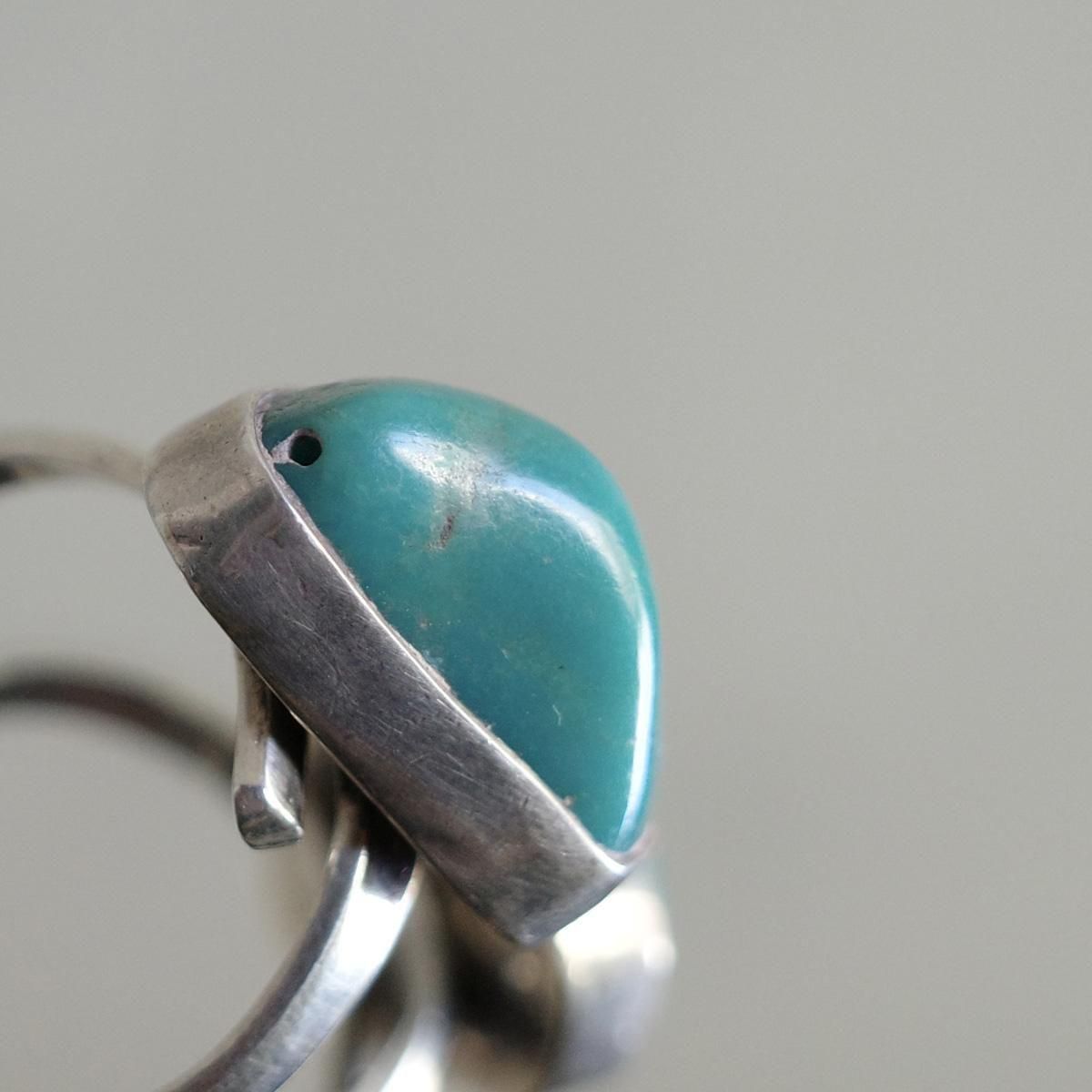 <img class='new_mark_img1' src='https://img.shop-pro.jp/img/new/icons13.gif' style='border:none;display:inline;margin:0px;padding:0px;width:auto;' />ᥭ С  Mexican Silver Ring Turquoise
