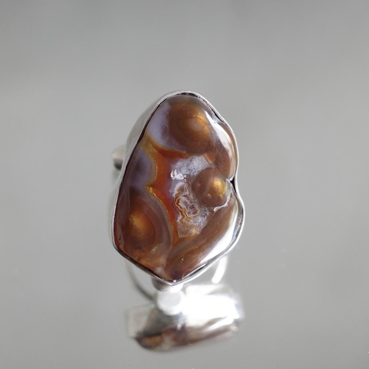 <img class='new_mark_img1' src='https://img.shop-pro.jp/img/new/icons13.gif' style='border:none;display:inline;margin:0px;padding:0px;width:auto;' />ᥭ С  ȡMexican Silver Ring Agate