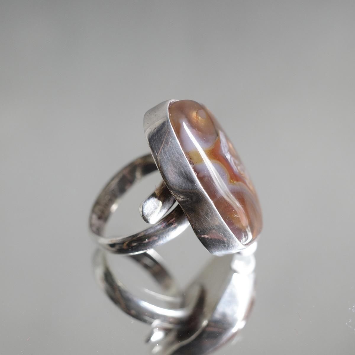 <img class='new_mark_img1' src='https://img.shop-pro.jp/img/new/icons13.gif' style='border:none;display:inline;margin:0px;padding:0px;width:auto;' />ᥭ С  ȡMexican Silver Ring Agate