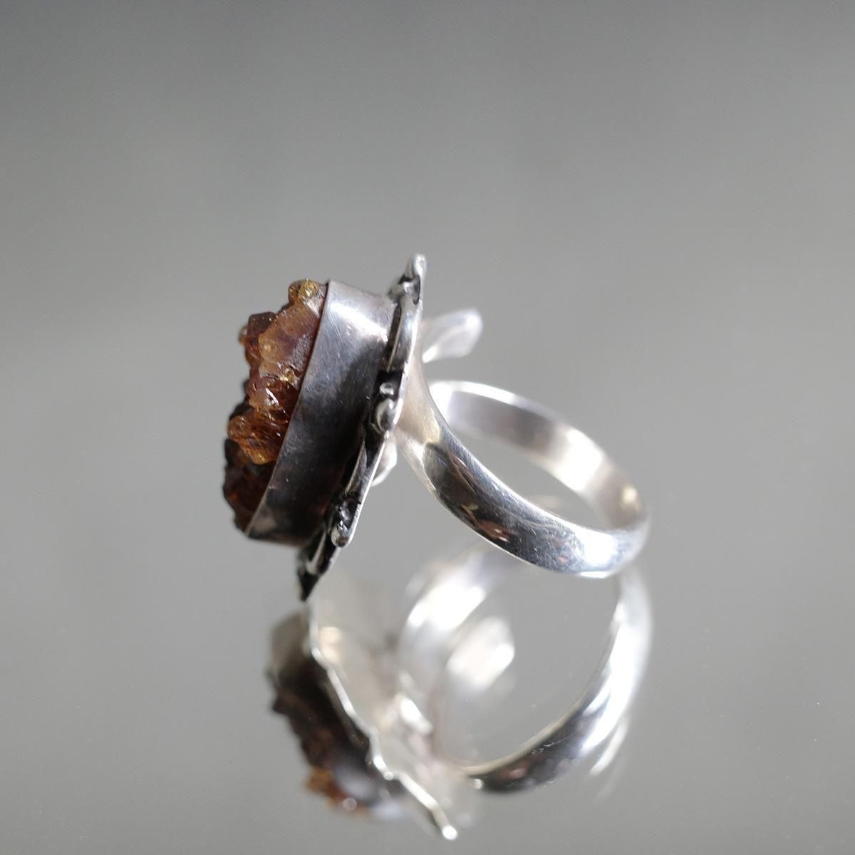<img class='new_mark_img1' src='https://img.shop-pro.jp/img/new/icons13.gif' style='border:none;display:inline;margin:0px;padding:0px;width:auto;' />ᥭ С  ȥMexican Silver Ring Citrine