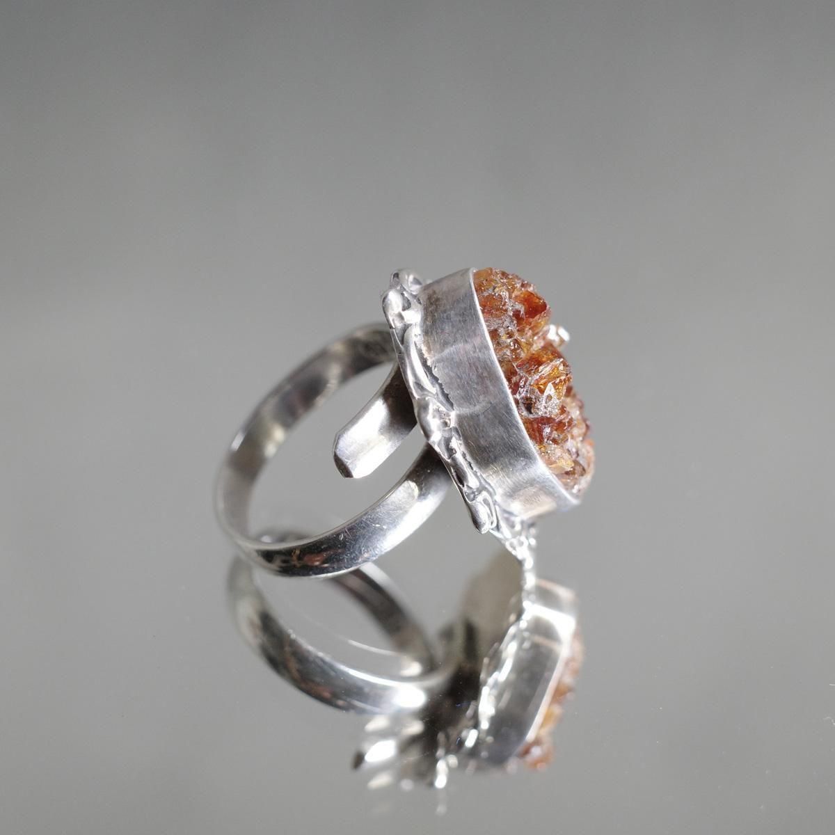 <img class='new_mark_img1' src='https://img.shop-pro.jp/img/new/icons13.gif' style='border:none;display:inline;margin:0px;padding:0px;width:auto;' />ᥭ С  ȥMexican Silver Ring Citrine