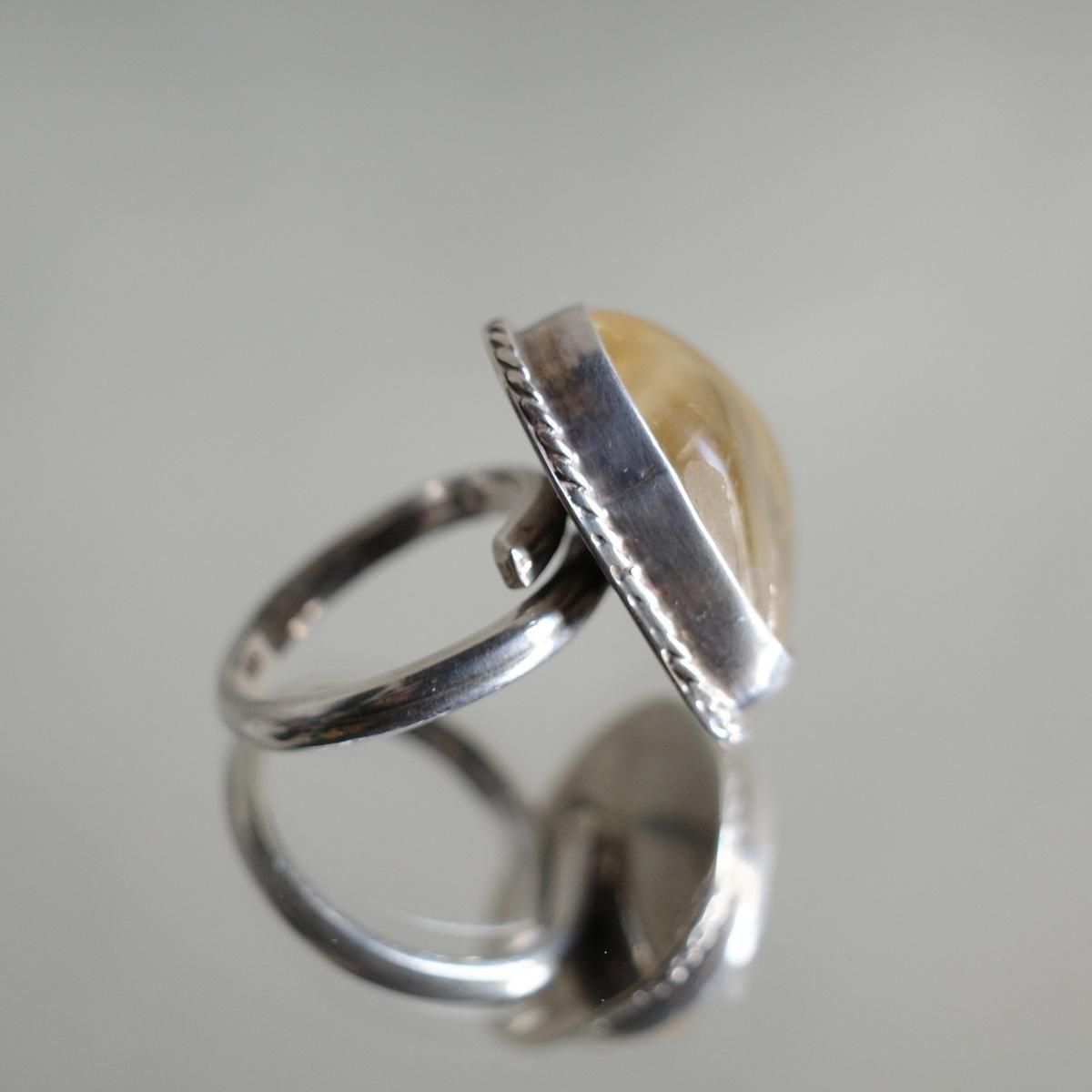 <img class='new_mark_img1' src='https://img.shop-pro.jp/img/new/icons13.gif' style='border:none;display:inline;margin:0px;padding:0px;width:auto;' />ᥭ С  ȥMexican Silver Ring Citrine