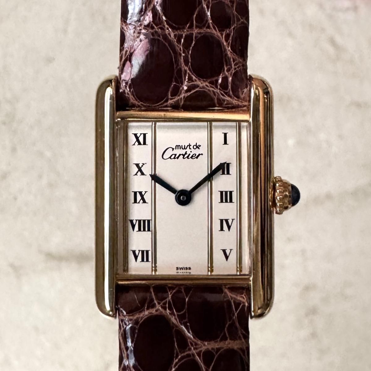 Cartier MUST TANK ʥƥ ޥ 󥯡˽ĥޥ SM 