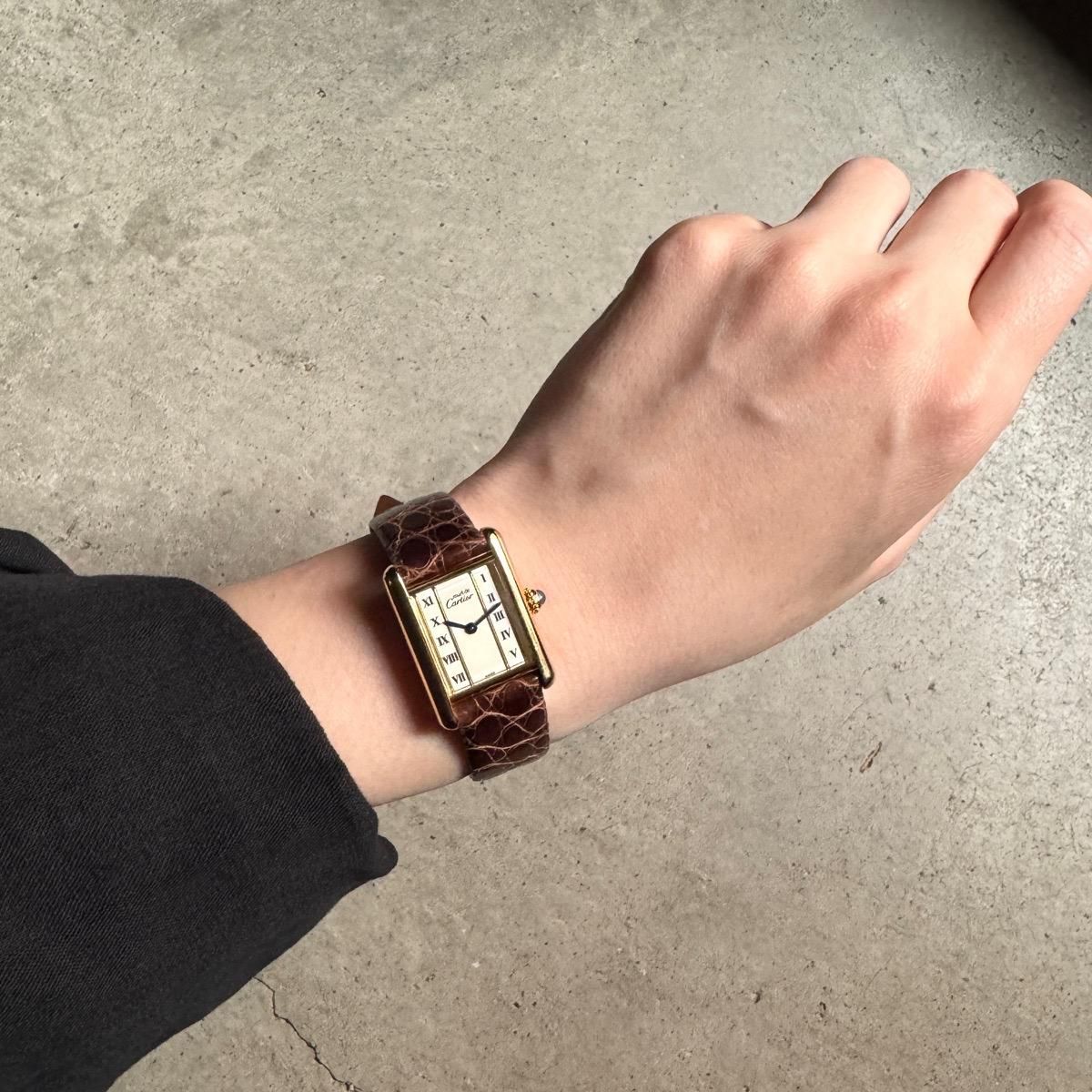 Cartier MUST TANK ʥƥ ޥ 󥯡˽ĥޥ SM 