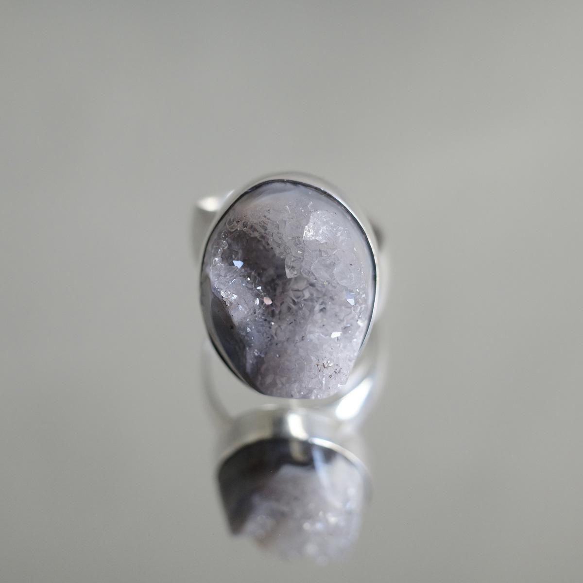 <img class='new_mark_img1' src='https://img.shop-pro.jp/img/new/icons13.gif' style='border:none;display:inline;margin:0px;padding:0px;width:auto;' />ᥭ С  ɡMexican Silver Ring Geode