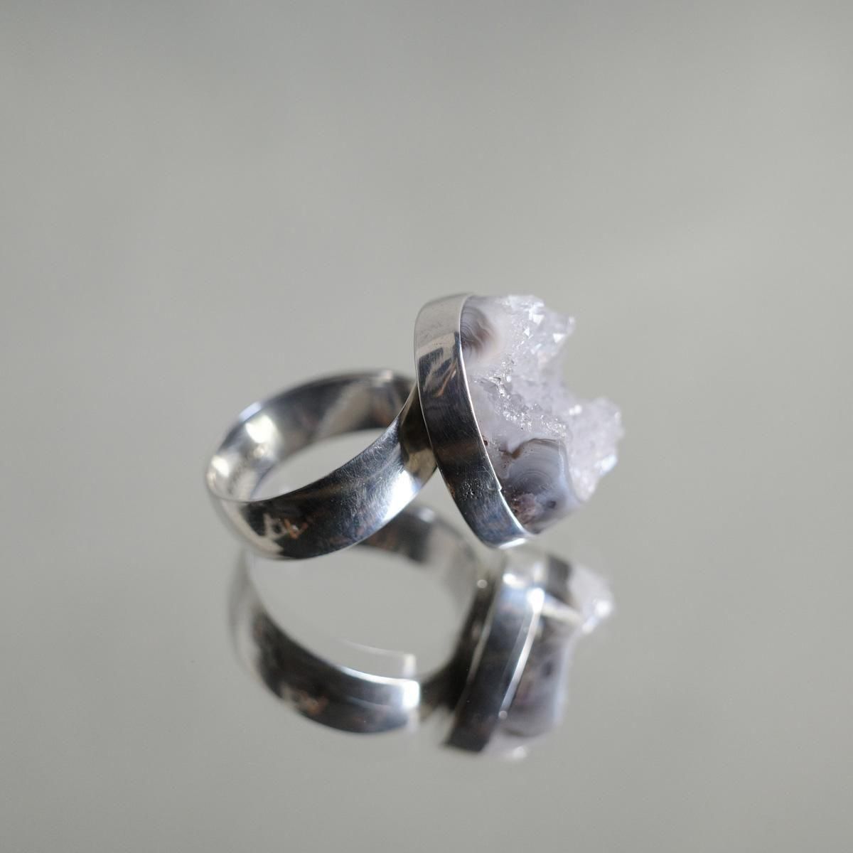 <img class='new_mark_img1' src='https://img.shop-pro.jp/img/new/icons13.gif' style='border:none;display:inline;margin:0px;padding:0px;width:auto;' />ᥭ С  ɡMexican Silver Ring Geode