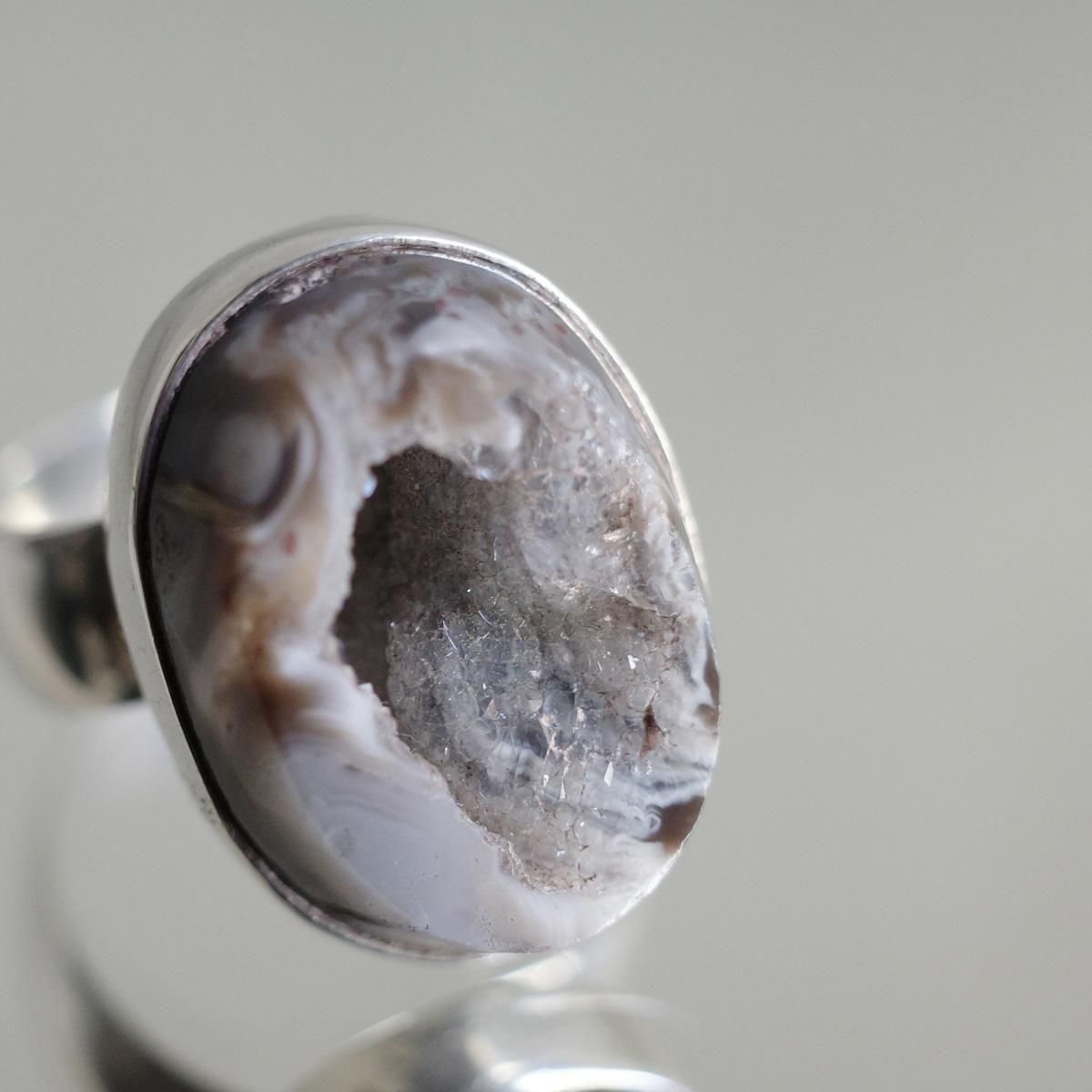 <img class='new_mark_img1' src='https://img.shop-pro.jp/img/new/icons13.gif' style='border:none;display:inline;margin:0px;padding:0px;width:auto;' />ᥭ С  ɡMexican Silver Ring Geode