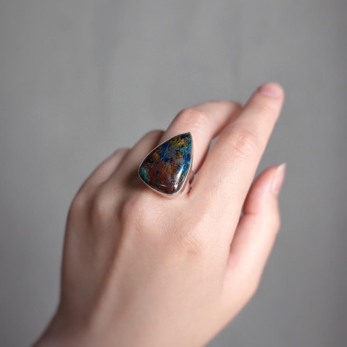 <img class='new_mark_img1' src='https://img.shop-pro.jp/img/new/icons13.gif' style='border:none;display:inline;margin:0px;padding:0px;width:auto;' />ᥭ С  ޥMexican Silver Ring Aquamarine