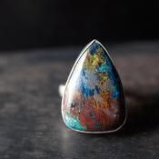 <img class='new_mark_img1' src='https://img.shop-pro.jp/img/new/icons13.gif' style='border:none;display:inline;margin:0px;padding:0px;width:auto;' />ᥭ С  ޥMexican Silver Ring Aquamarine