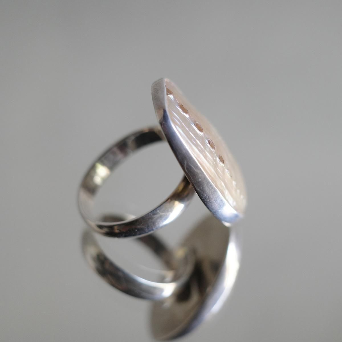 <img class='new_mark_img1' src='https://img.shop-pro.jp/img/new/icons13.gif' style='border:none;display:inline;margin:0px;padding:0px;width:auto;' />ᥭ С  Mexican Silver Ring Shell