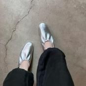 BEAUTIFUL SHOES BALLET SHOESʥӥ塼ƥե륷塼 Х쥨塼 Silver