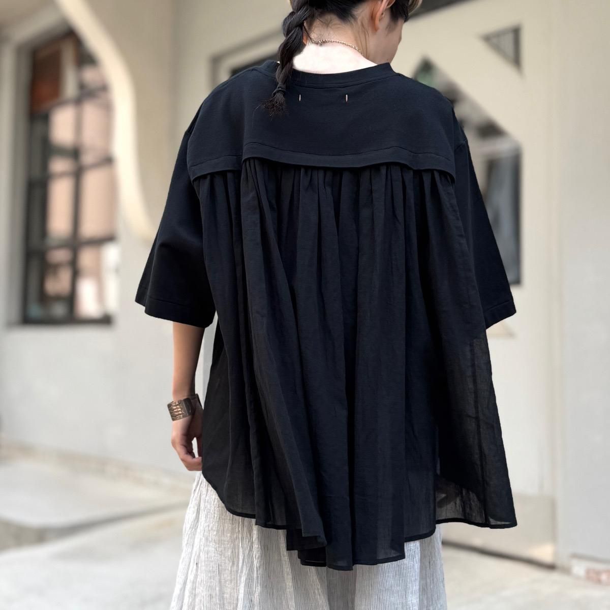 トップス suzuki takayuki knitted t-shirt black suzuki takayuki】knitted t-shirt | cocuu