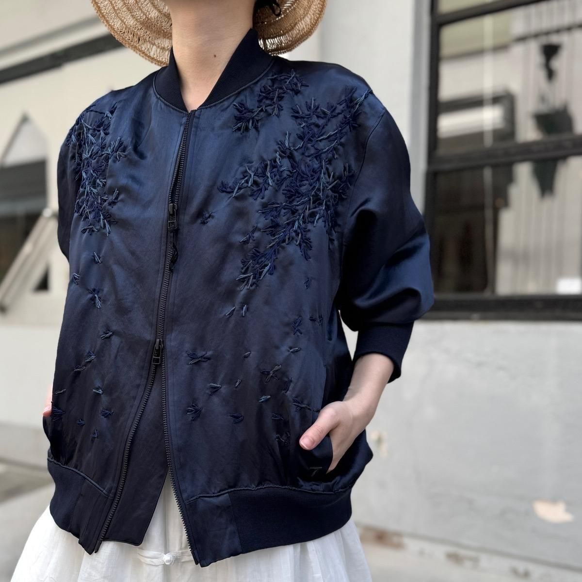 suzuki takayuki embroidered blousonʥ業 ֥ ֥륾Shining mist