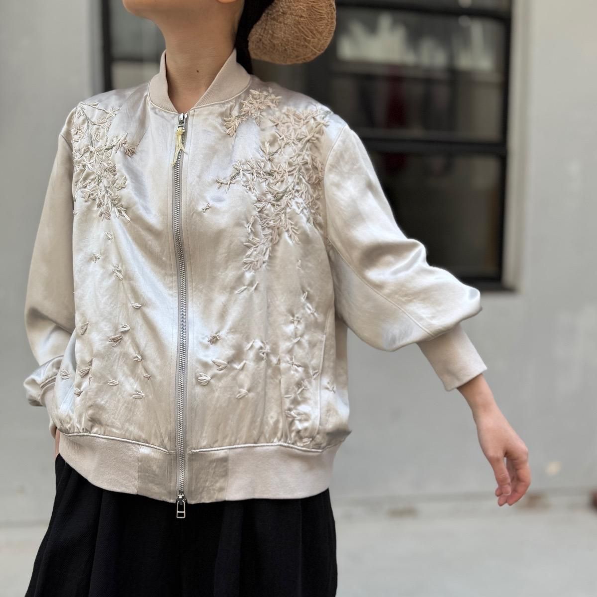suzuki takayuki embroidered blousonʥ業 ֥ ֥륾Shining mist