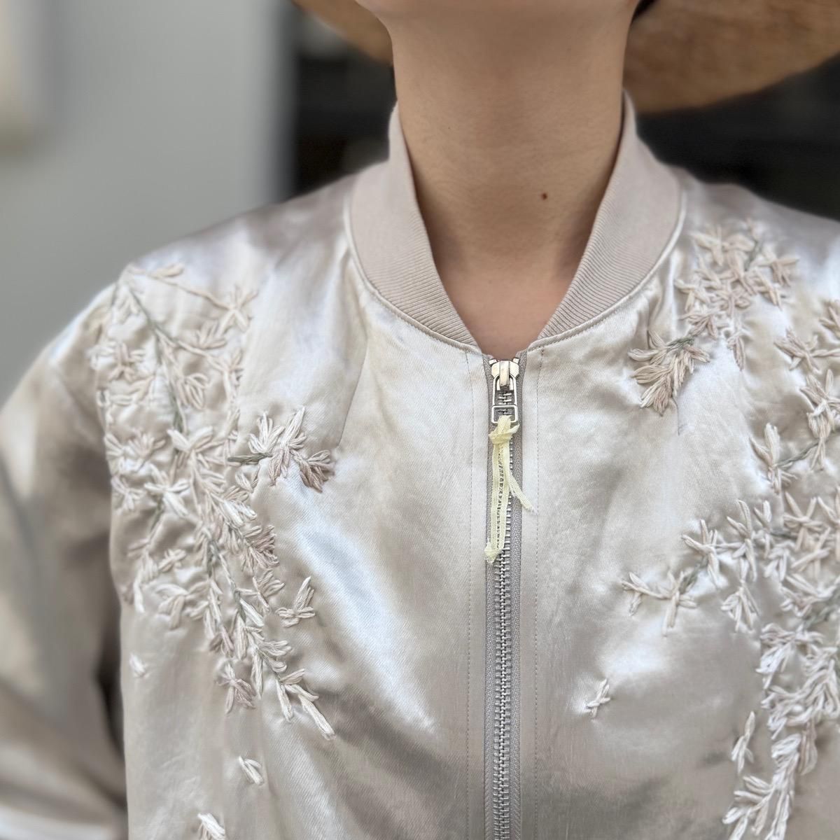suzuki takayuki embroidered blousonʥ業 ֥ ֥륾Shining mist