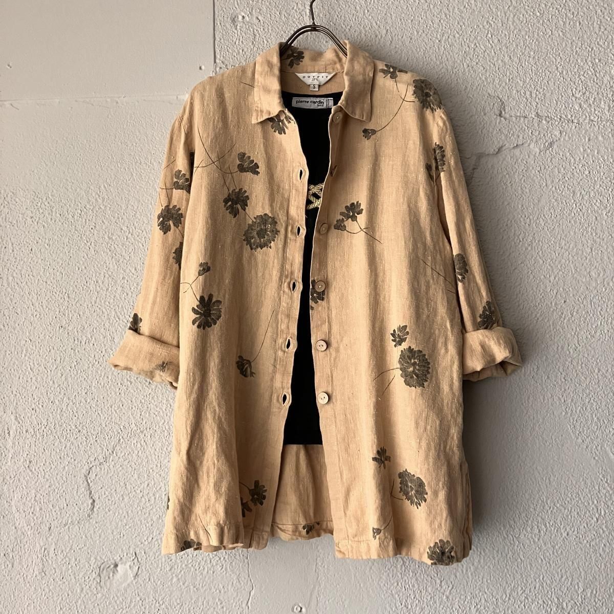 <img class='new_mark_img1' src='https://img.shop-pro.jp/img/new/icons13.gif' style='border:none;display:inline;margin:0px;padding:0px;width:auto;' />U.S.ơ ֥ͥ 9ʬµ ġVintage Linen Shirt