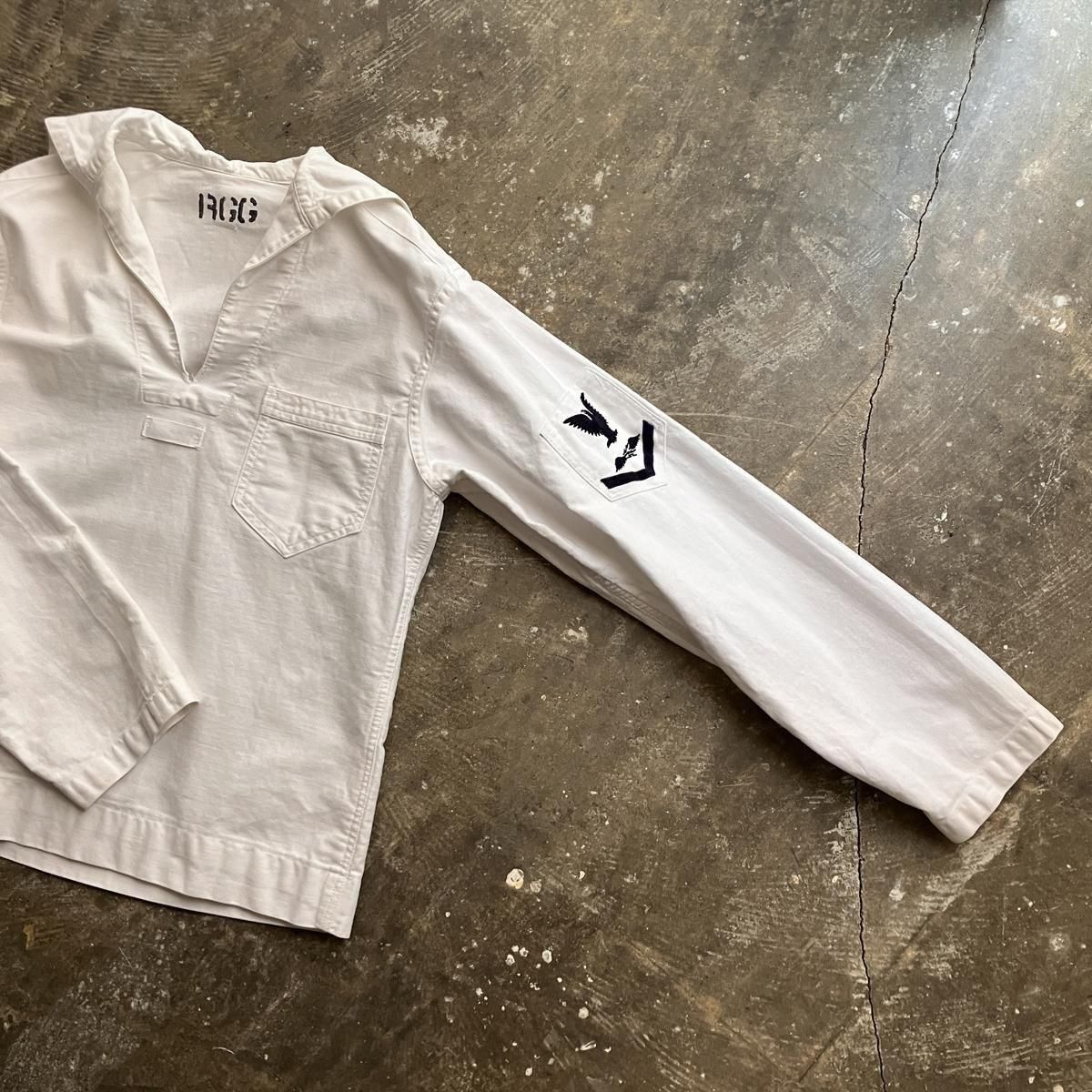 1960ǯ U.S.NAVY 顼顼 ġVintage Sailor Collar Shirt˥ѥåդ