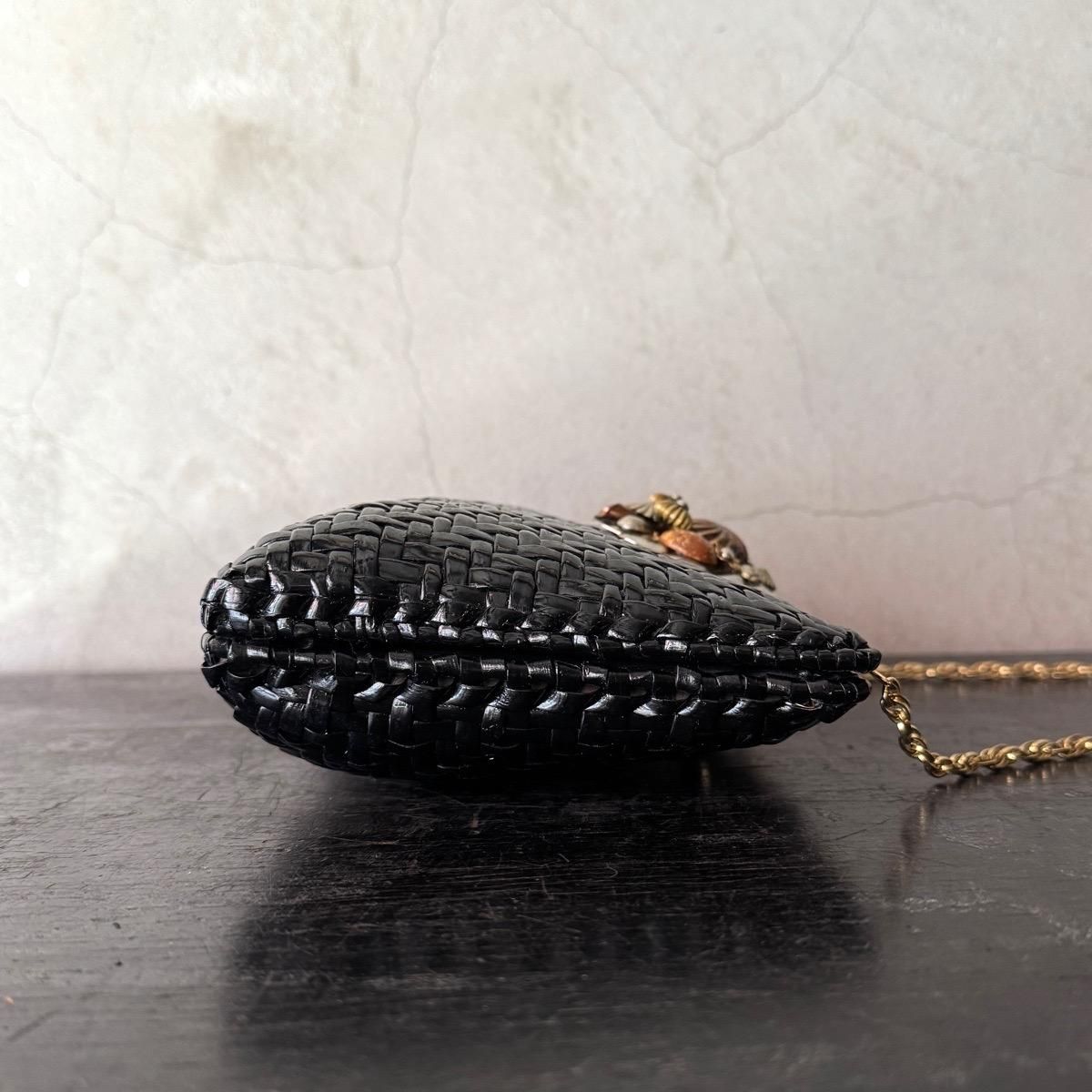 ꥢ ơ  2WAY ֥դ ХåItaly Vintage Rattan Shoulder Bag