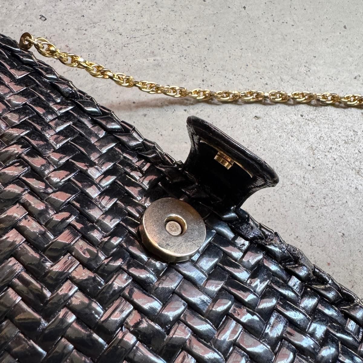 ꥢ ơ  2WAY ֥դ ХåItaly Vintage Rattan Shoulder Bag
