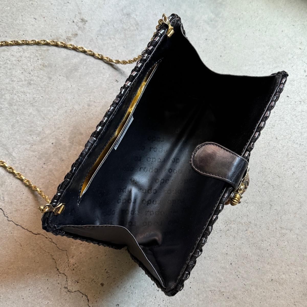 ꥢ ơ  2WAY ֥դ ХåItaly Vintage Rattan Shoulder Bag