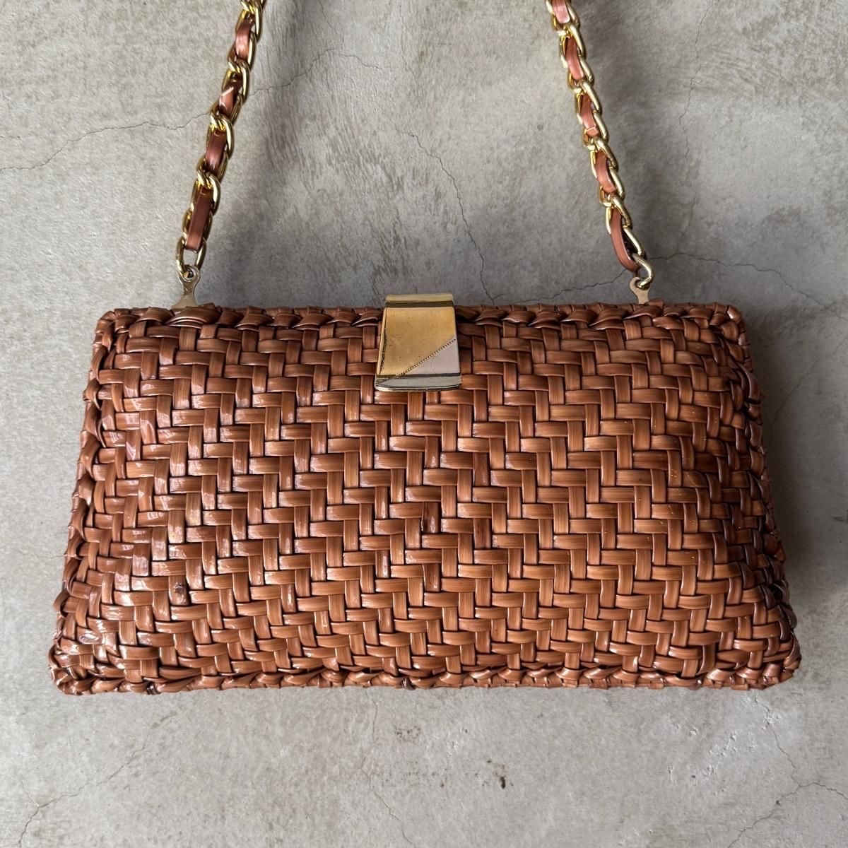 ơ  2WAY Хå ֥饦Vintage Rattan Shoulder Bag
