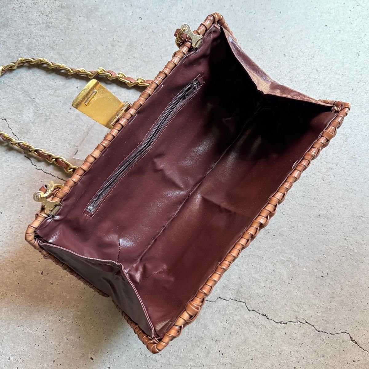 ơ  2WAY Хå ֥饦Vintage Rattan Shoulder Bag